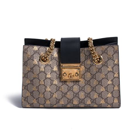 gucci bumblebee big bag|gucci padlock shoulder bag.